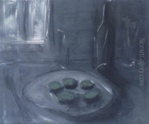 Still Life In Grey Oil Painting by Roderic O'Conor