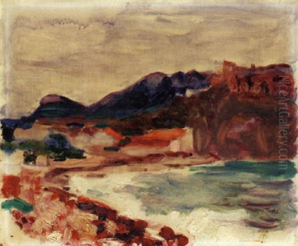 The Bay Oil Painting by Roderic O'Conor