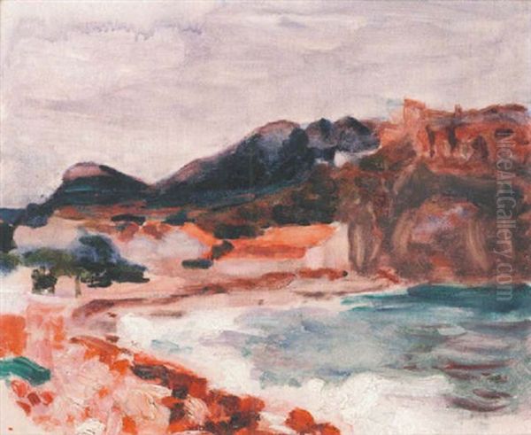 The Bay Oil Painting by Roderic O'Conor