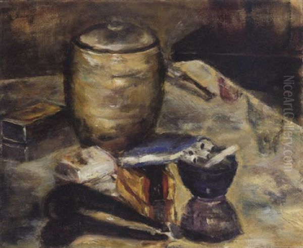 Necessaire Du Fumeur Oil Painting by Roderic O'Conor