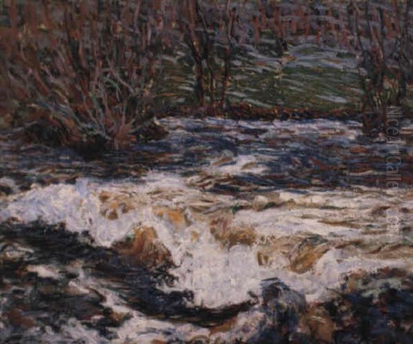 The Rushing Stream Oil Painting by Roderic O'Conor