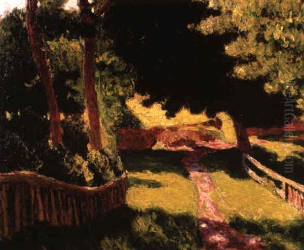 Paysage Ensoleille Oil Painting by Roderic O'Conor