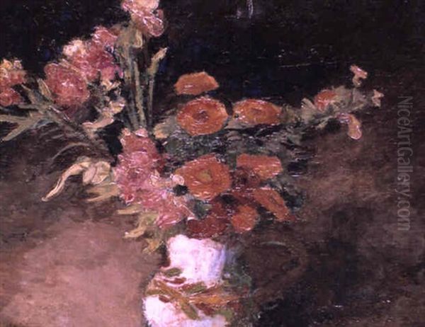 Still Life With Flowers In A Jug Oil Painting by Roderic O'Conor