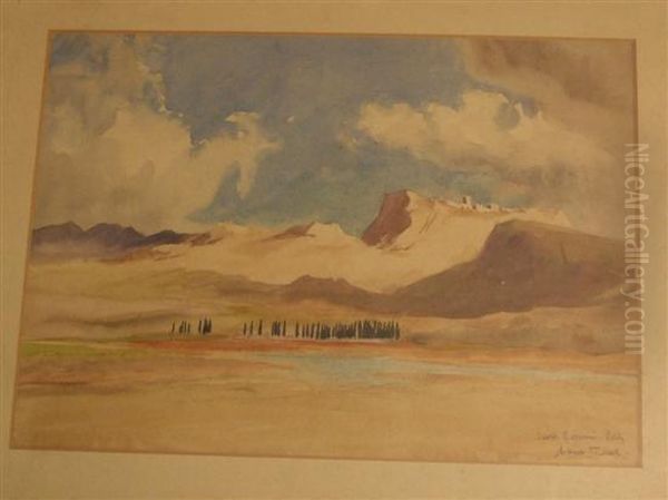 Castel Giovanni, Sicily Oil Painting by Arthur John Black