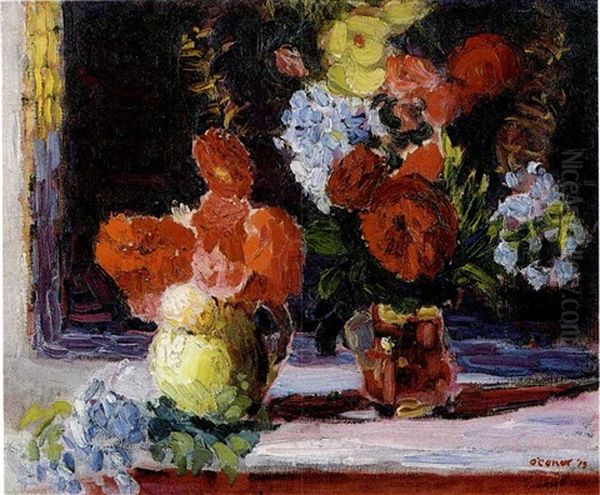 Floral Still Life Oil Painting by Roderic O'Conor