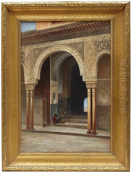 Orientaliskt Palats Oil Painting by Frans Wilhelm Odelmark