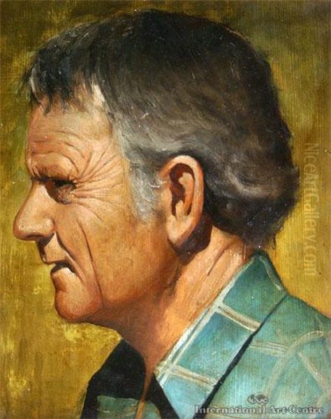 Portrait Garth Tapper Oil Painting by Dorrit Black