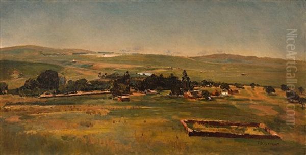 Farm Bezuidenhout Oil Painting by Frans David Oerder