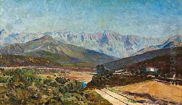 Landscape Near Hermanus Oil Painting by Frans David Oerder