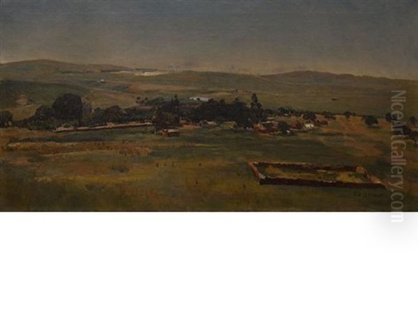 Frederick Jacobus Bezuidenhout's Farm, Bezuidenhout Valley Oil Painting by Frans David Oerder