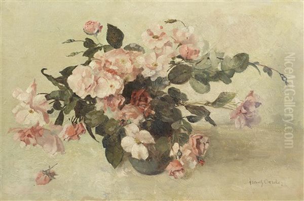 Still Life With Dog Roses by Frans David Oerder