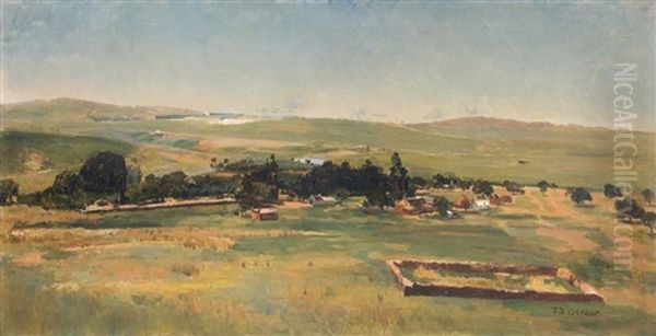 Frederik Jacobus Bezuidenhout's Farm, Bezuidenhout Valley Oil Painting by Frans David Oerder