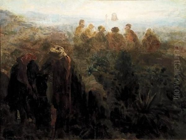 Christ Appearing To The Disciples Oil Painting by Frans David Oerder