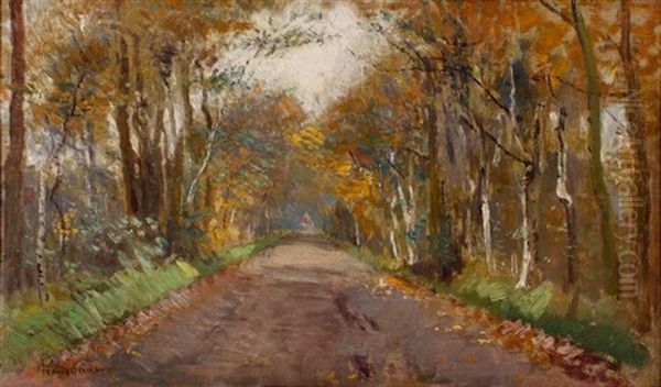 The Avenue Oil Painting by Frans David Oerder