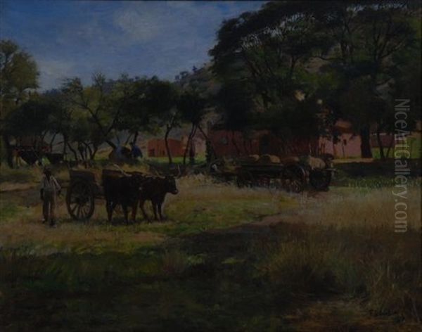 Farm Near Pretoria by Frans David Oerder