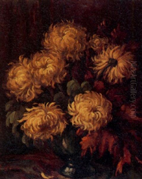 Flower Still Life Oil Painting by Frans David Oerder