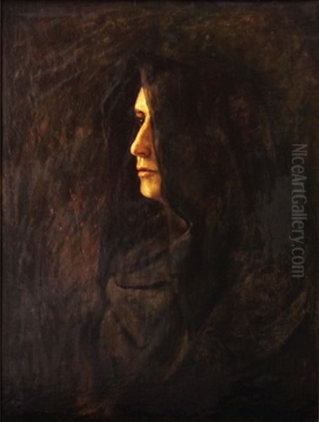 Mi Madre Oil Painting by Patricio Gaston Blocquel O'Farrell