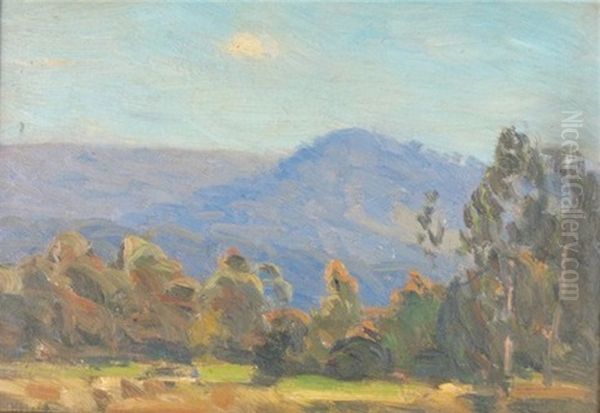 Untitled - Landscape Oil Painting by Edward Cairns Officer