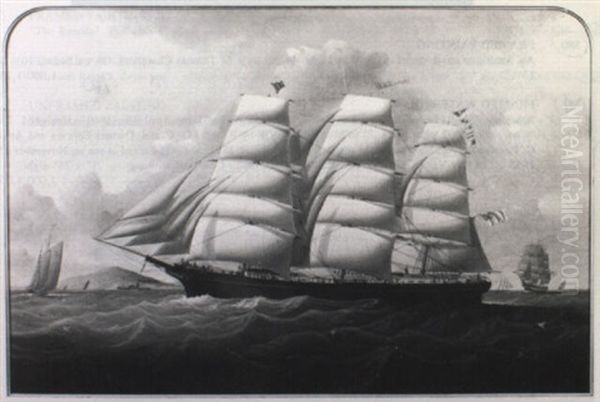 The American Ship 'st. Joseph' Oil Painting by Charles Ogilvy