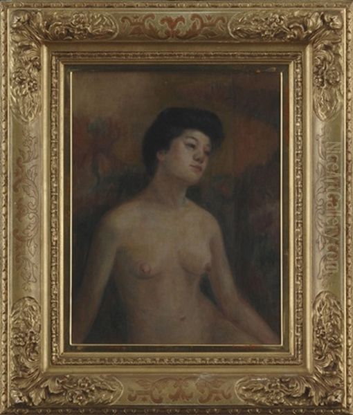 Nude Oil Painting by Saburosuke Okada