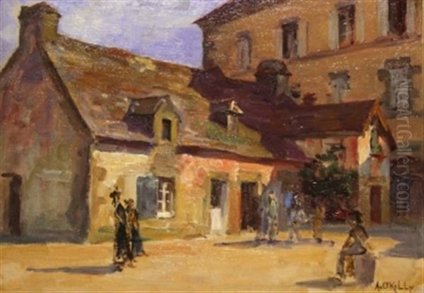 French Farmhouse by Aloysius C. O'Kelly