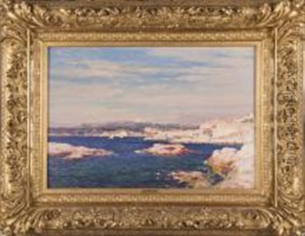 La Corniche A Marseille Oil Painting by Jean Baptiste Olive