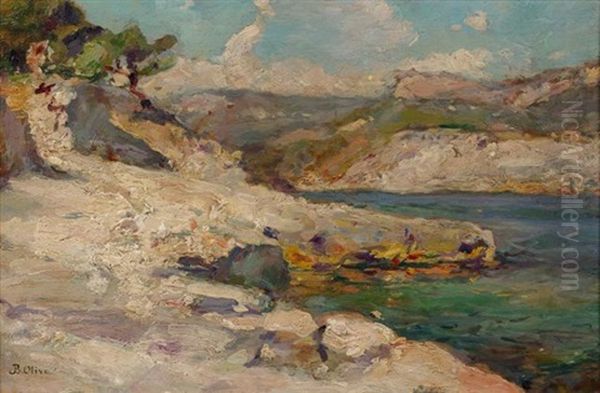 Coin De Calanques Oil Painting by Jean Baptiste Olive