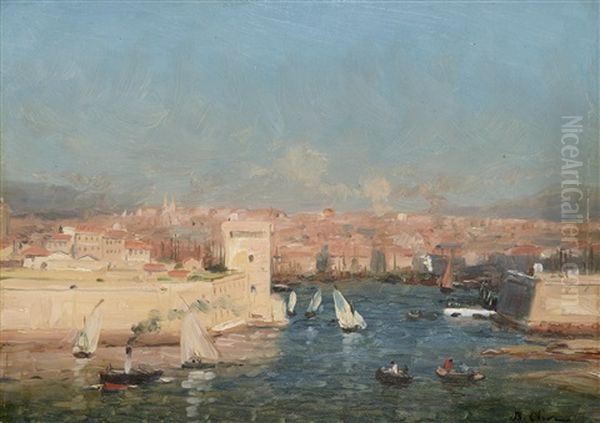 La Corniche Oil Painting by Jean Baptiste Olive