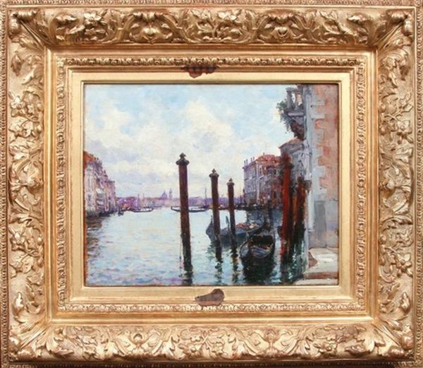 Venise, Le Grand Canal Oil Painting by Jean Baptiste Olive