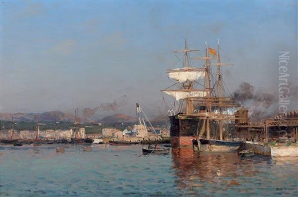 Le Port De Toulon by Jean Baptiste Olive