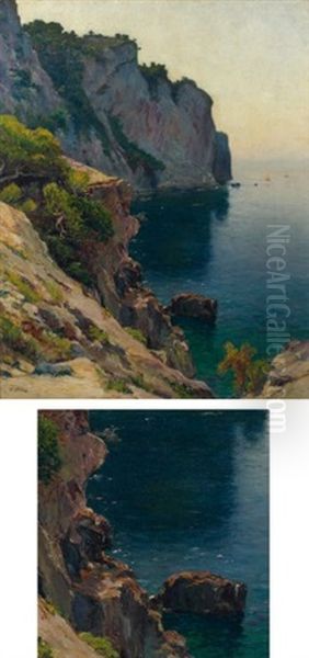 Calanque D'en Vau Oil Painting by Jean Baptiste Olive