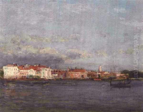 Venise Oil Painting by Jean Baptiste Olive