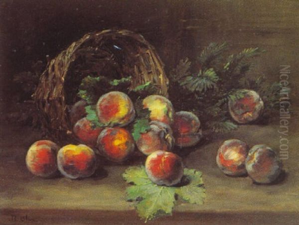 Panier De Peche Oil Painting by Jean Baptiste Olive