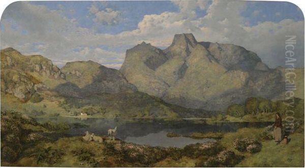 Lake Oil Painting by William James Blacklock