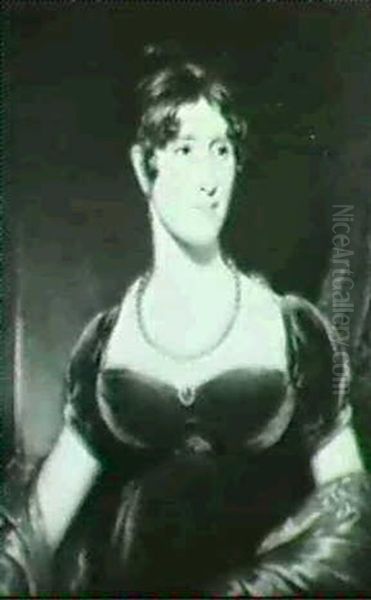 Portrait Of Miss Hardinge Oil Painting by Archer James Oliver