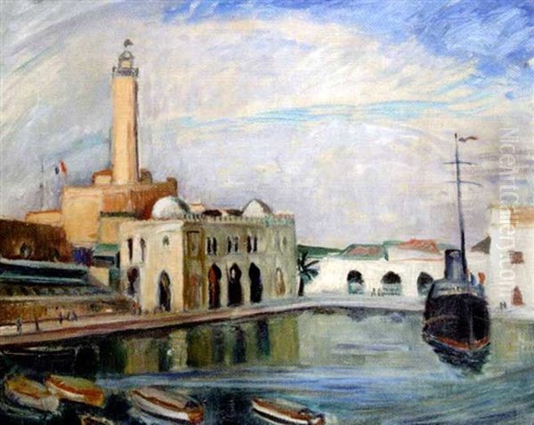 L'amiraute D'alger Oil Painting by Georges Olivier