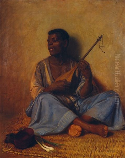 Le Musicien Oil Painting by Kazimierz Olpinski