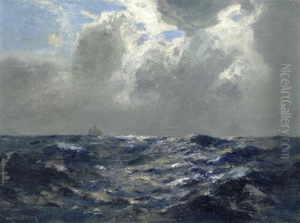 The Approaching Storm Oil Painting by Julius Olsson