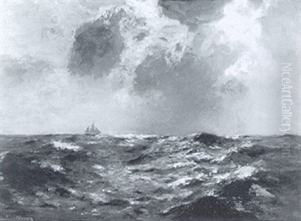 The Approaching Storm Oil Painting by Julius Olsson