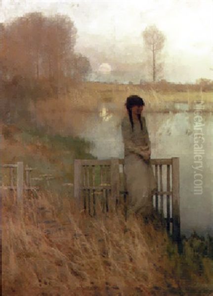 Reverie Oil Painting by Frank O'Meara