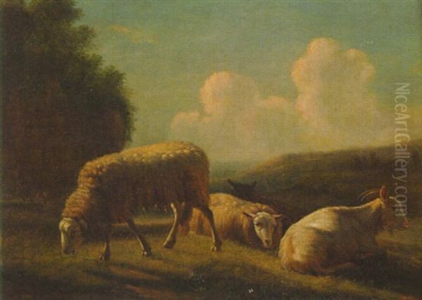 Sheep Grazing by Balthasar Paul Ommeganck