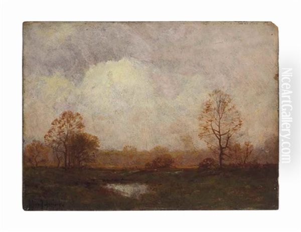 Clouded Sun Oil Painting by Julian Onderdonk