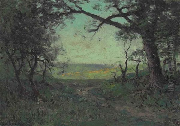 Evening Oil Painting by Julian Onderdonk