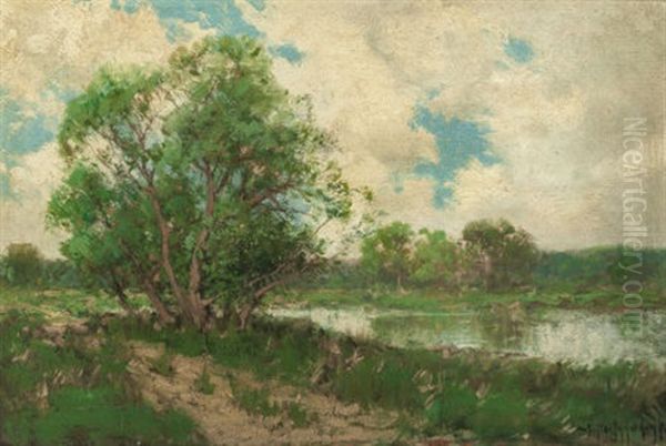 Quiet Inlet Oil Painting by Julian Onderdonk