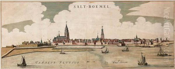 Salt-boemel Oil Painting by Joan Blaeu