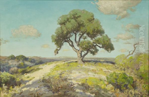 In The Hills, South Texas Oil Painting by Julian Onderdonk