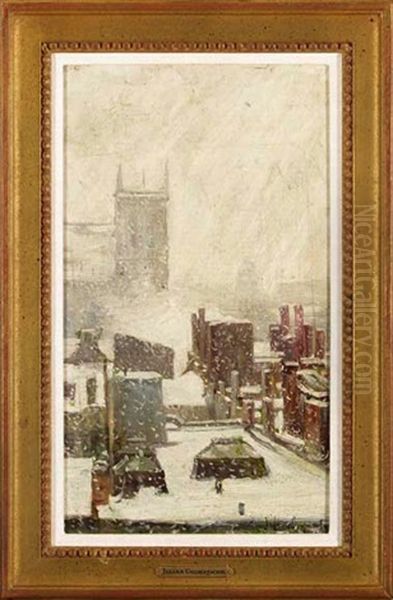 West 8th Street, New York Oil Painting by Julian Onderdonk