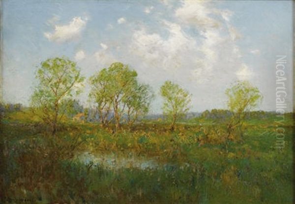 Late Afternoon Oil Painting by Julian Onderdonk