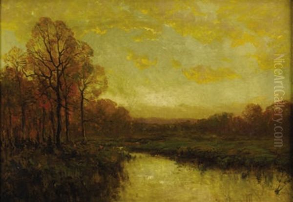 The Golden Hour Oil Painting by Julian Onderdonk