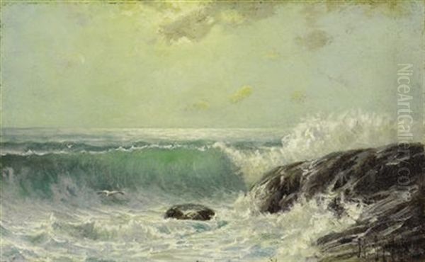 Crashing Surf Oil Painting by Julian Onderdonk